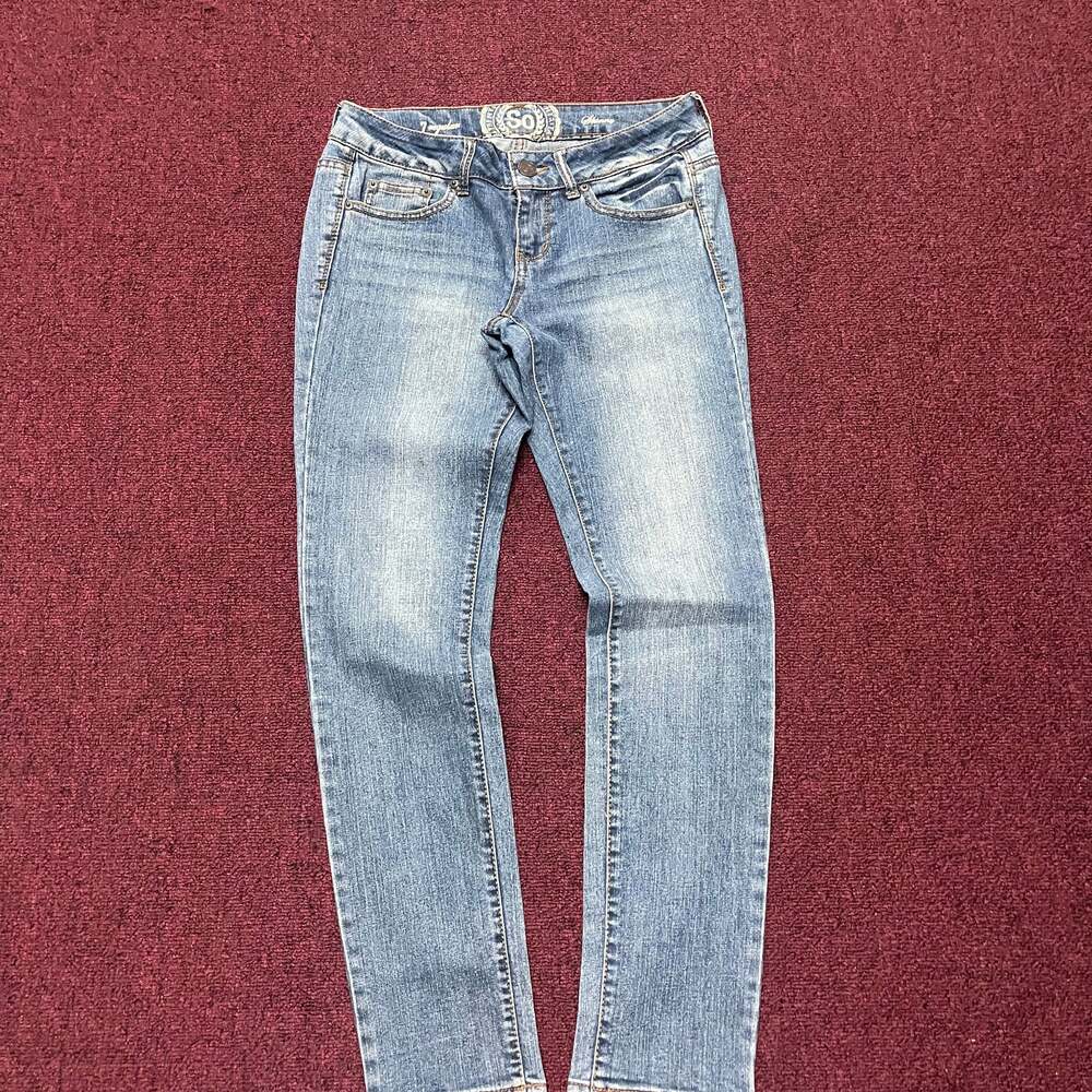 SO Authentic American Heritage Low Rise Skinny Blue Denim Jeans
